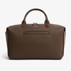 Mina Baie Emmy Mini Vegan Leather Coco Brown Diaper Bag Purse